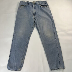 CE Schmidt Workwear Mens Denim Jeans 36x32 Heavy Duty Durable Outdoor Used